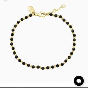 Scout & Lark Black and Gold Beaded Bracelet